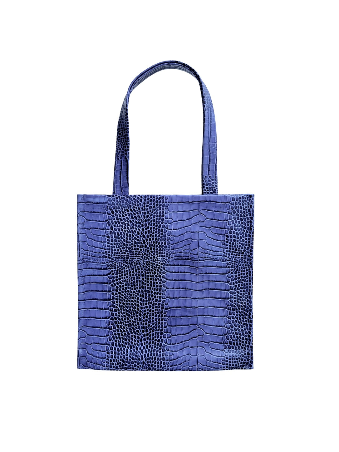 Tote Bag in Pelle Bluette