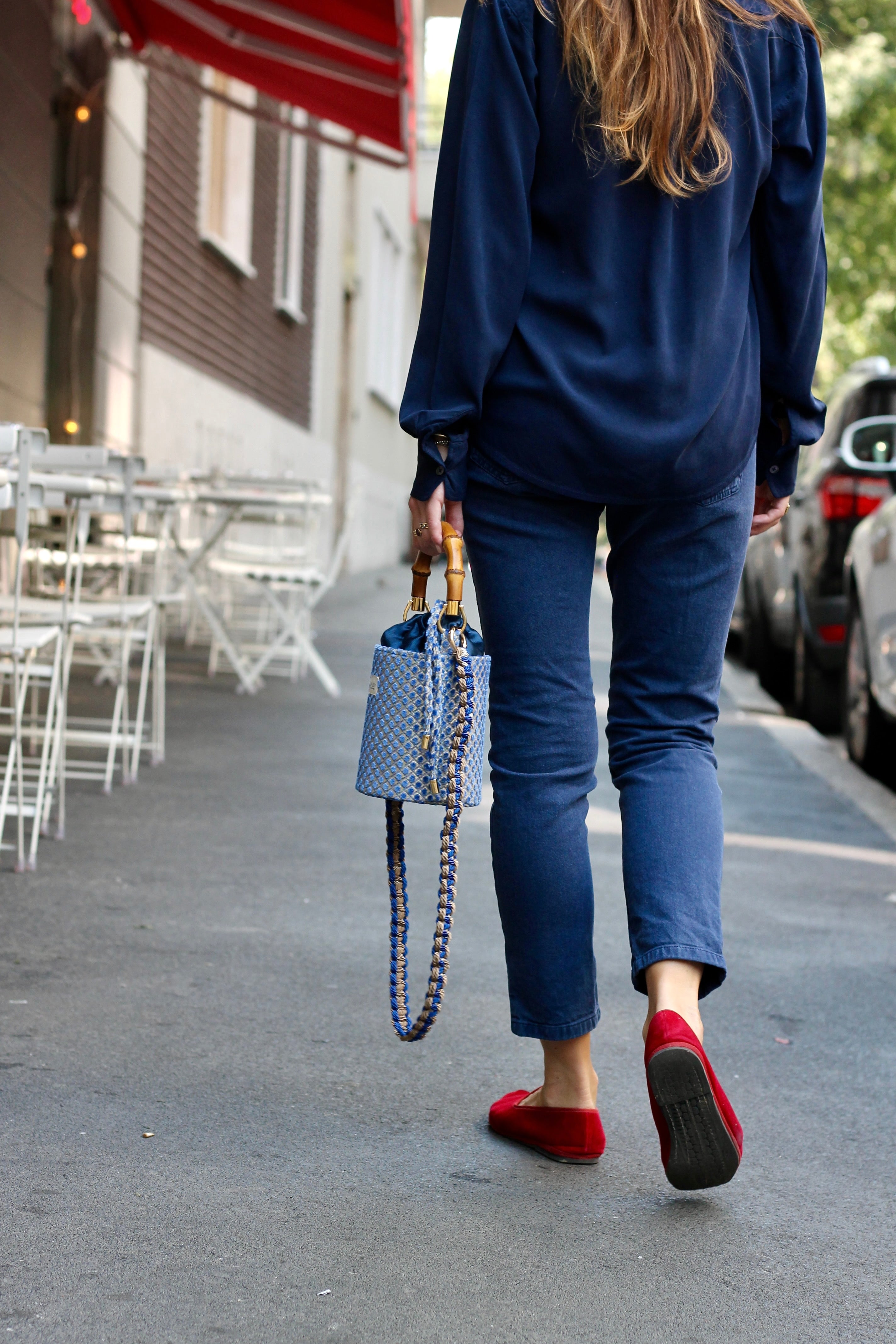 Iris Blu - Borsa Mini