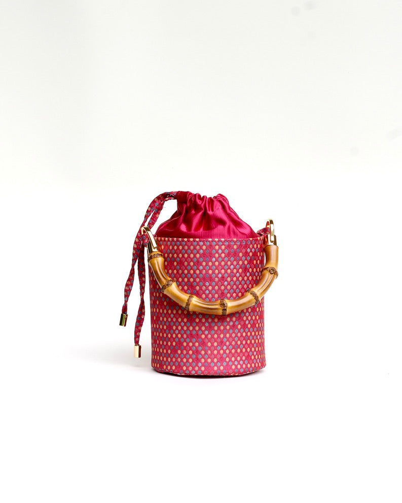 Aurora Fucsia Pois - Borsa Mini