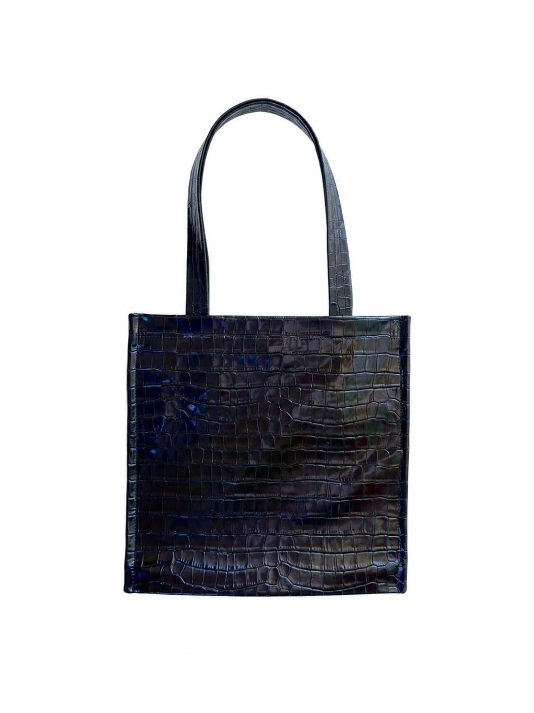 Tote Bag in Pelle Nera