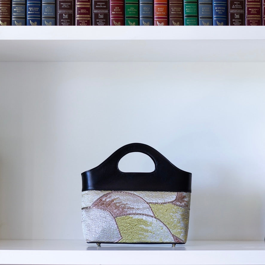 Borsa a Mano - Flat Bag Oro e Verde