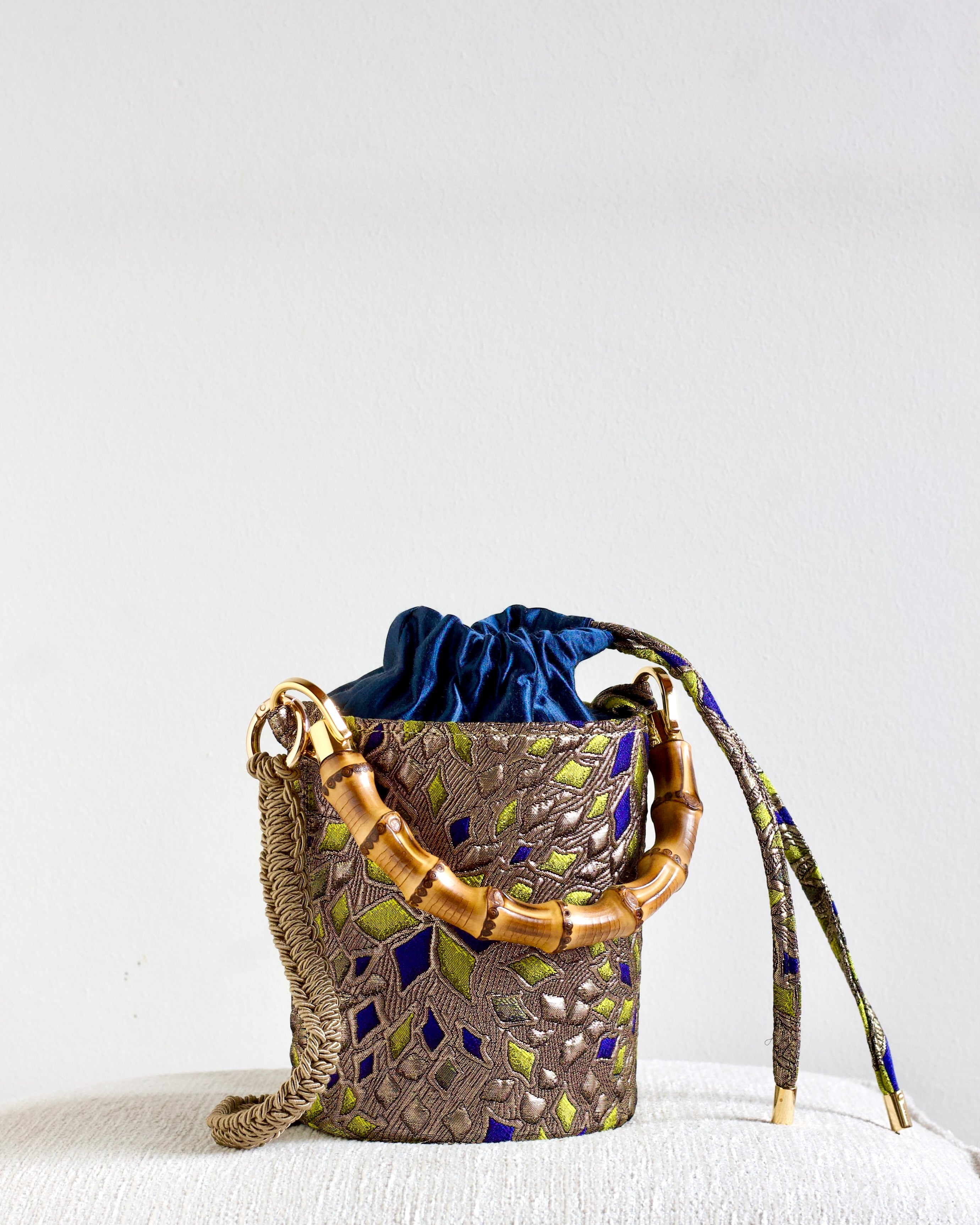 Aurora Bronzo e Blu - Borsa Mini