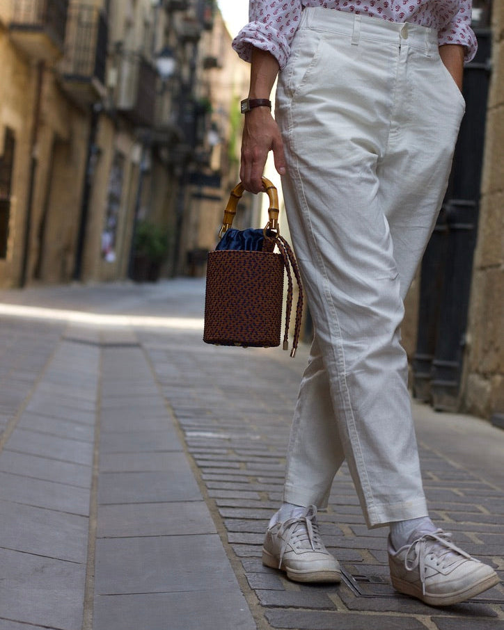 Era Mattone e Blu - Borsa Mini