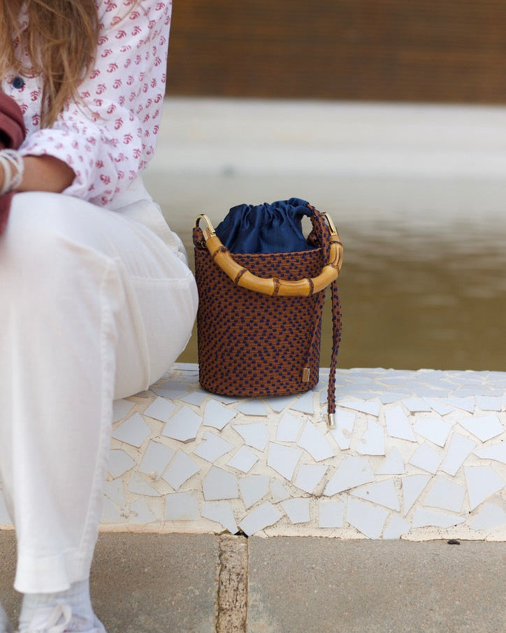 Era Mattone e Blu - Borsa Mini