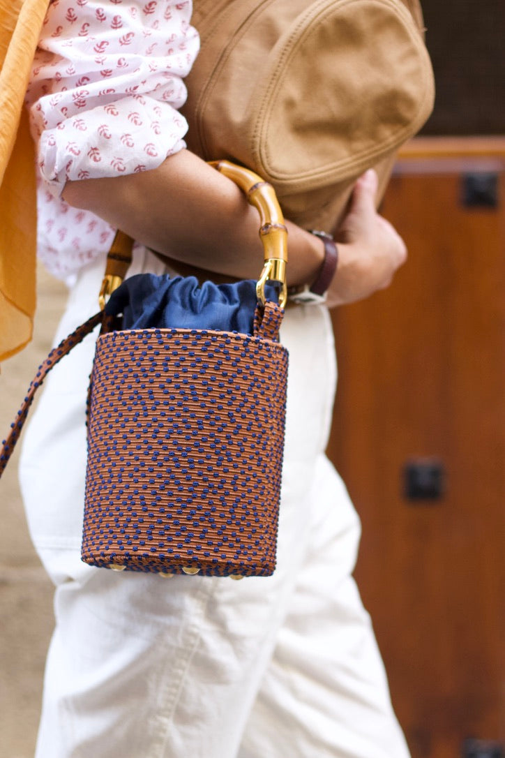 Era Mattone e Blu - Borsa Mini