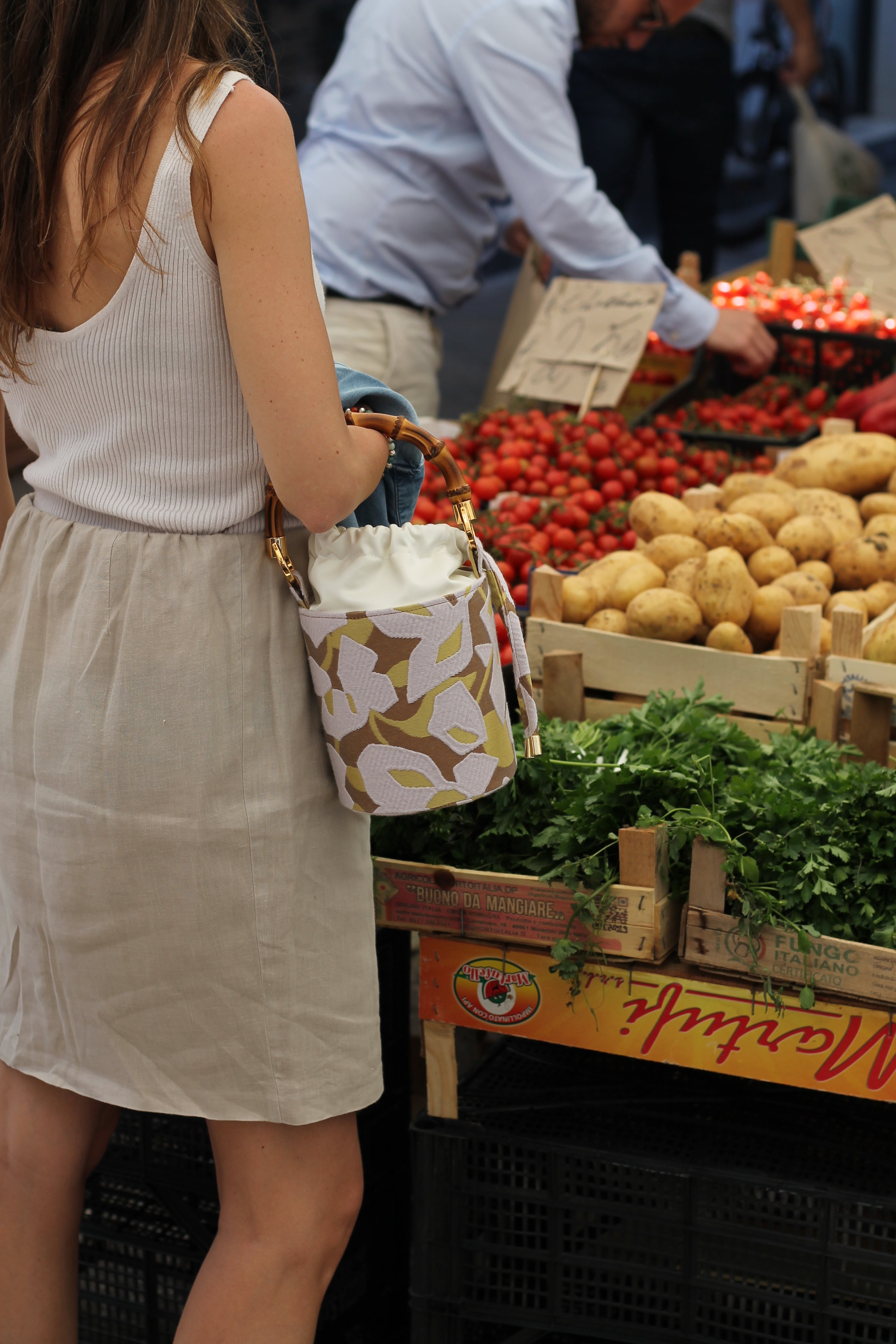 Ebe Lilla e Verde - Borsa Mini