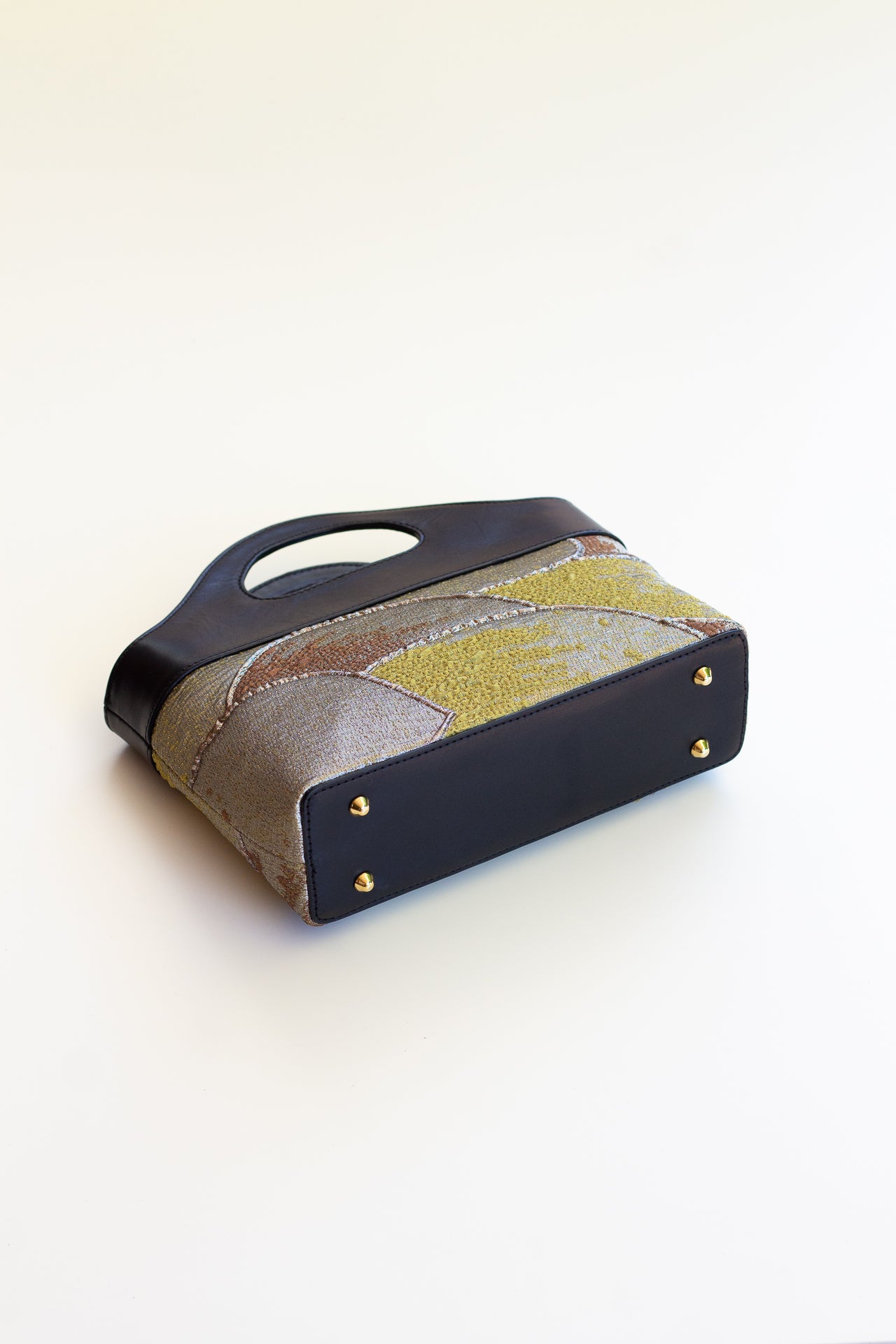 Borsa a Mano - Flat Bag Oro e Verde