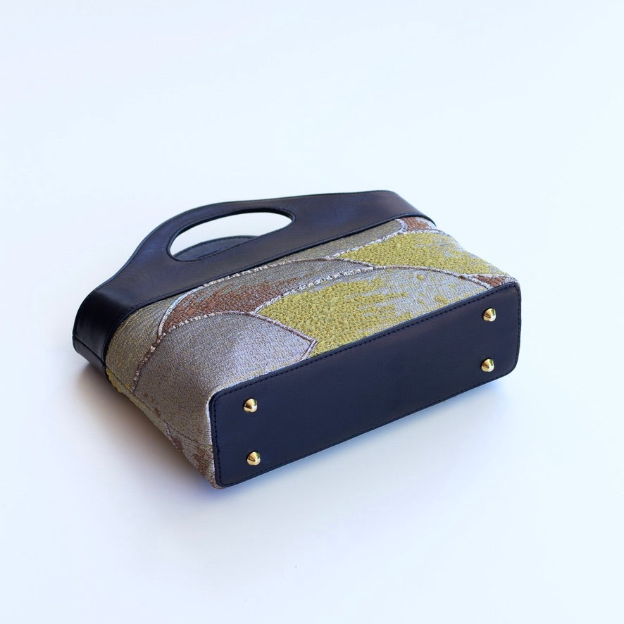 Borsa a Mano - Flat Bag Oro e Verde