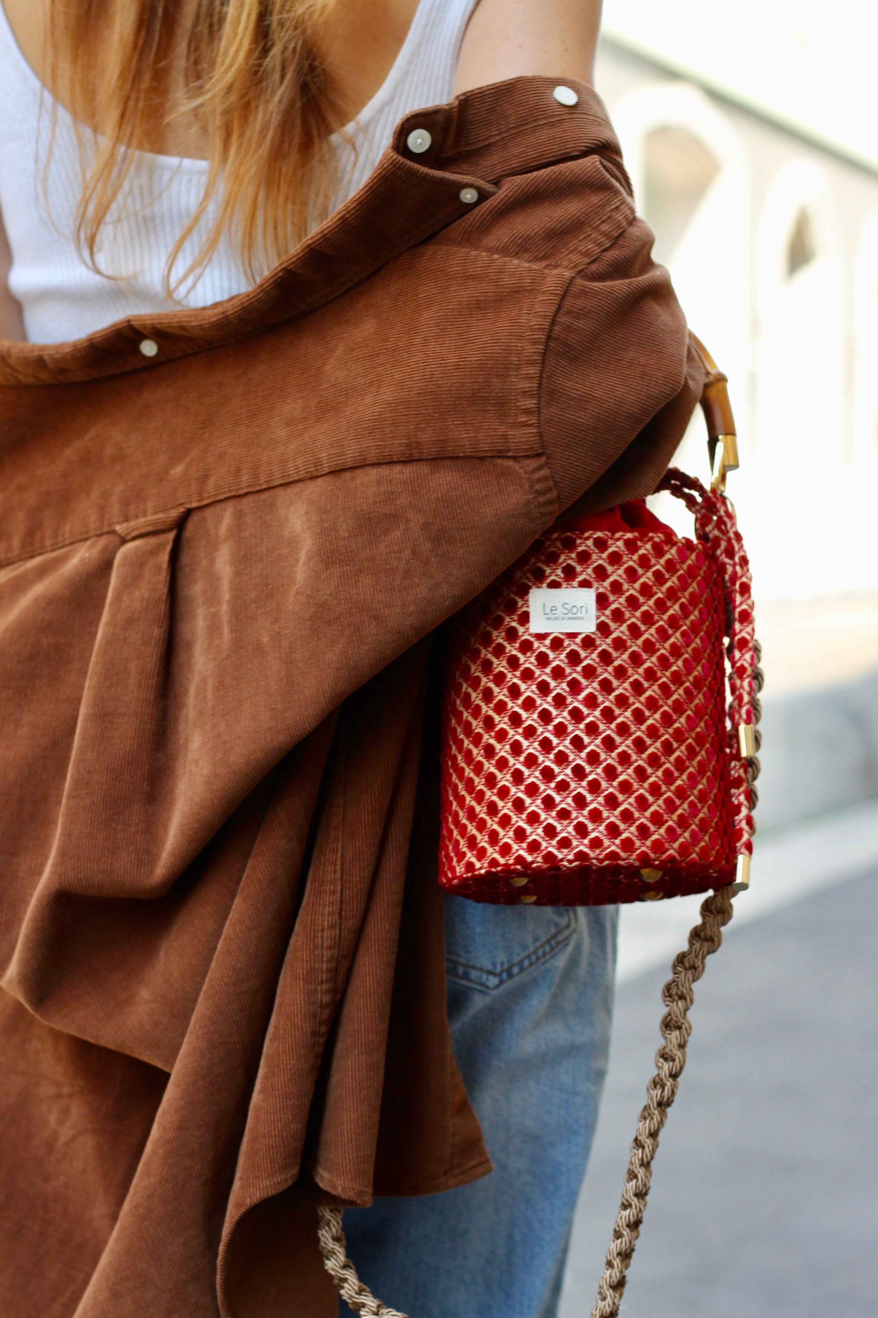 Iris Rosso - Borsa Mini