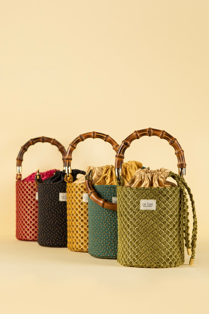 Iris Verde Pistacchio - Borsa Mini