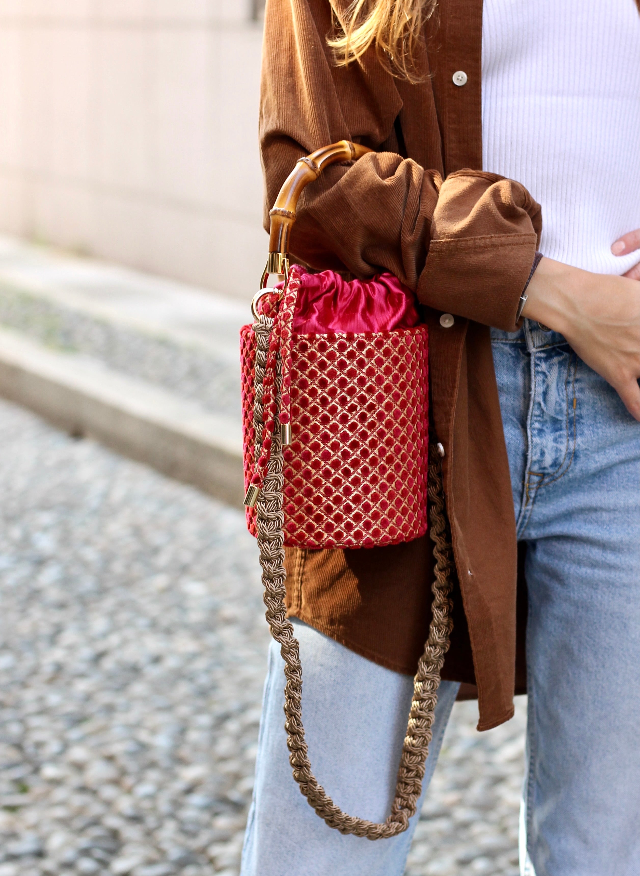 Iris Rosso - Borsa Mini