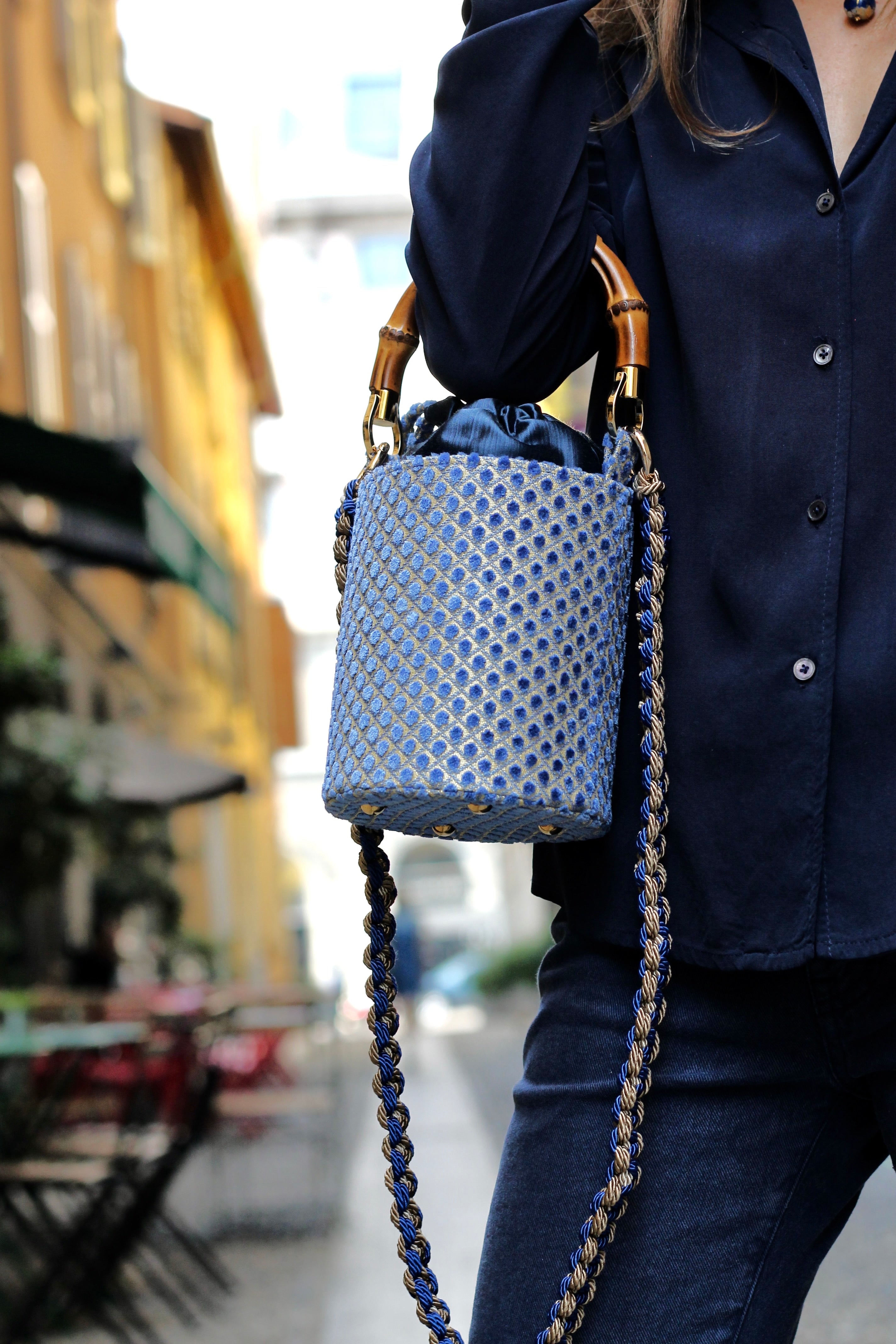 Iris Blu - Borsa Mini
