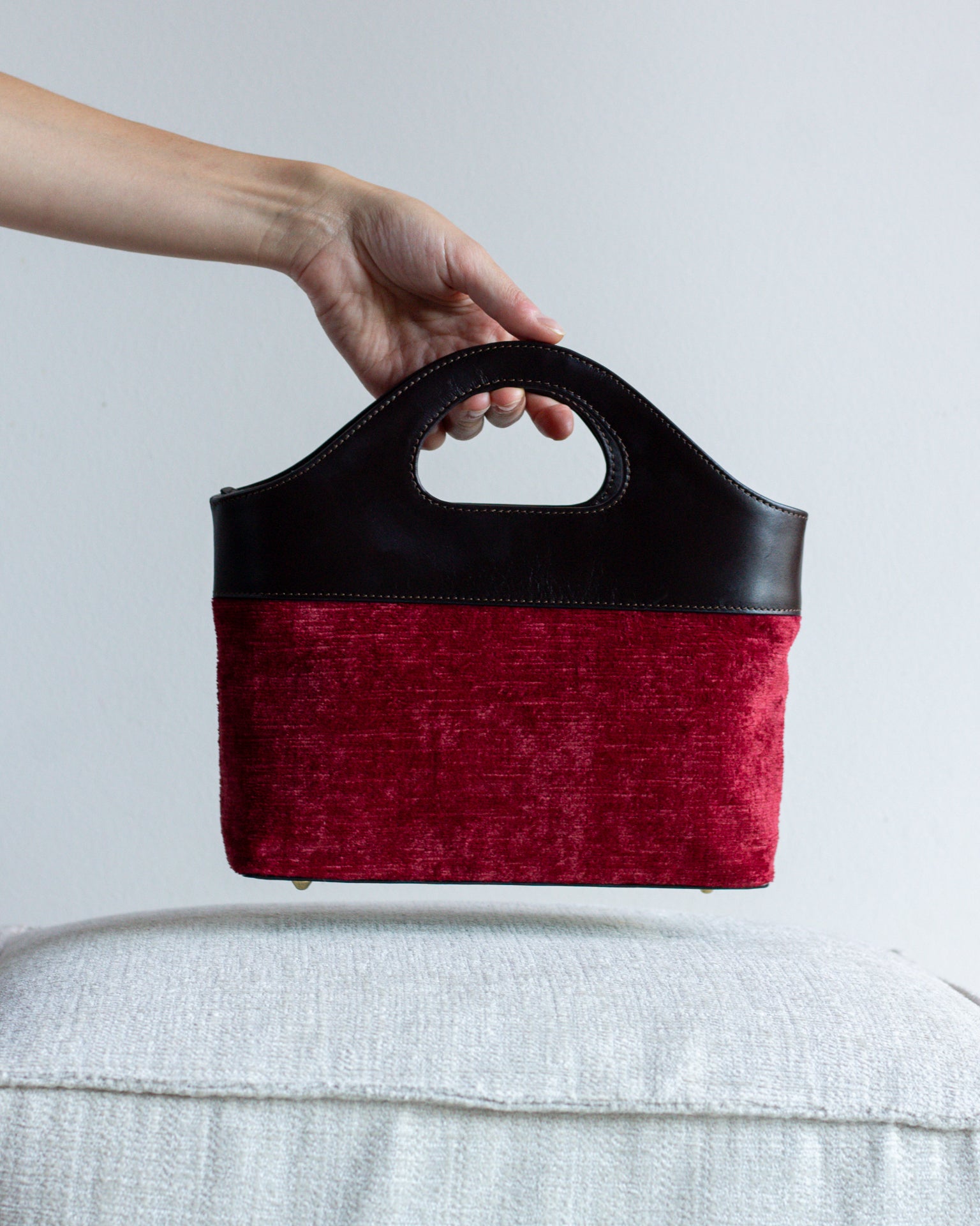 Borsa a Mano - Flat Bag Bordeaux