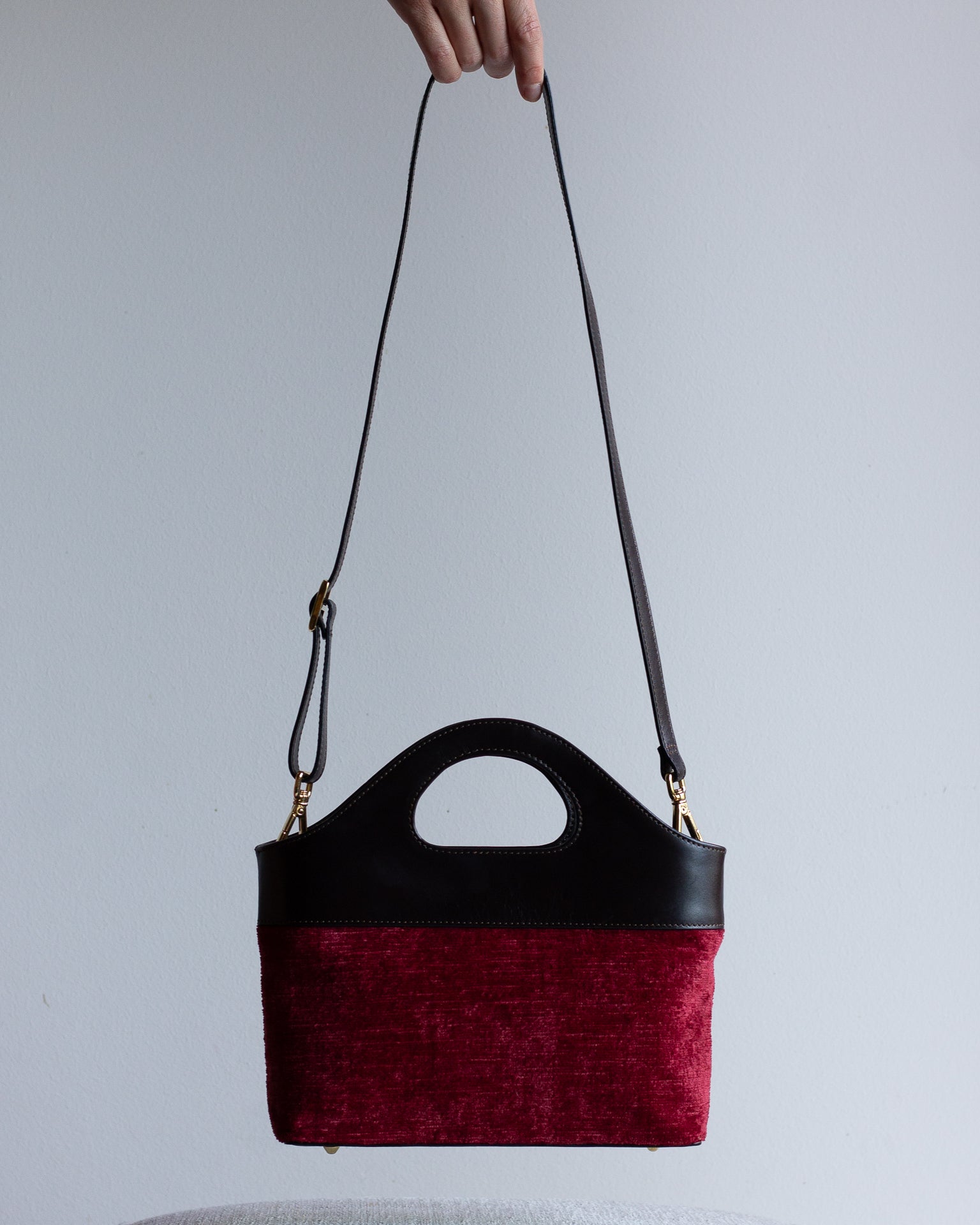 Borsa a Mano - Flat Bag Bordeaux
