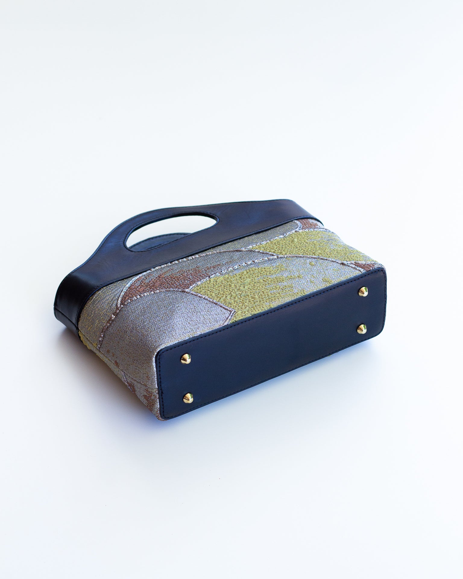 Borsa a Mano - Flat Bag Oro e Verde