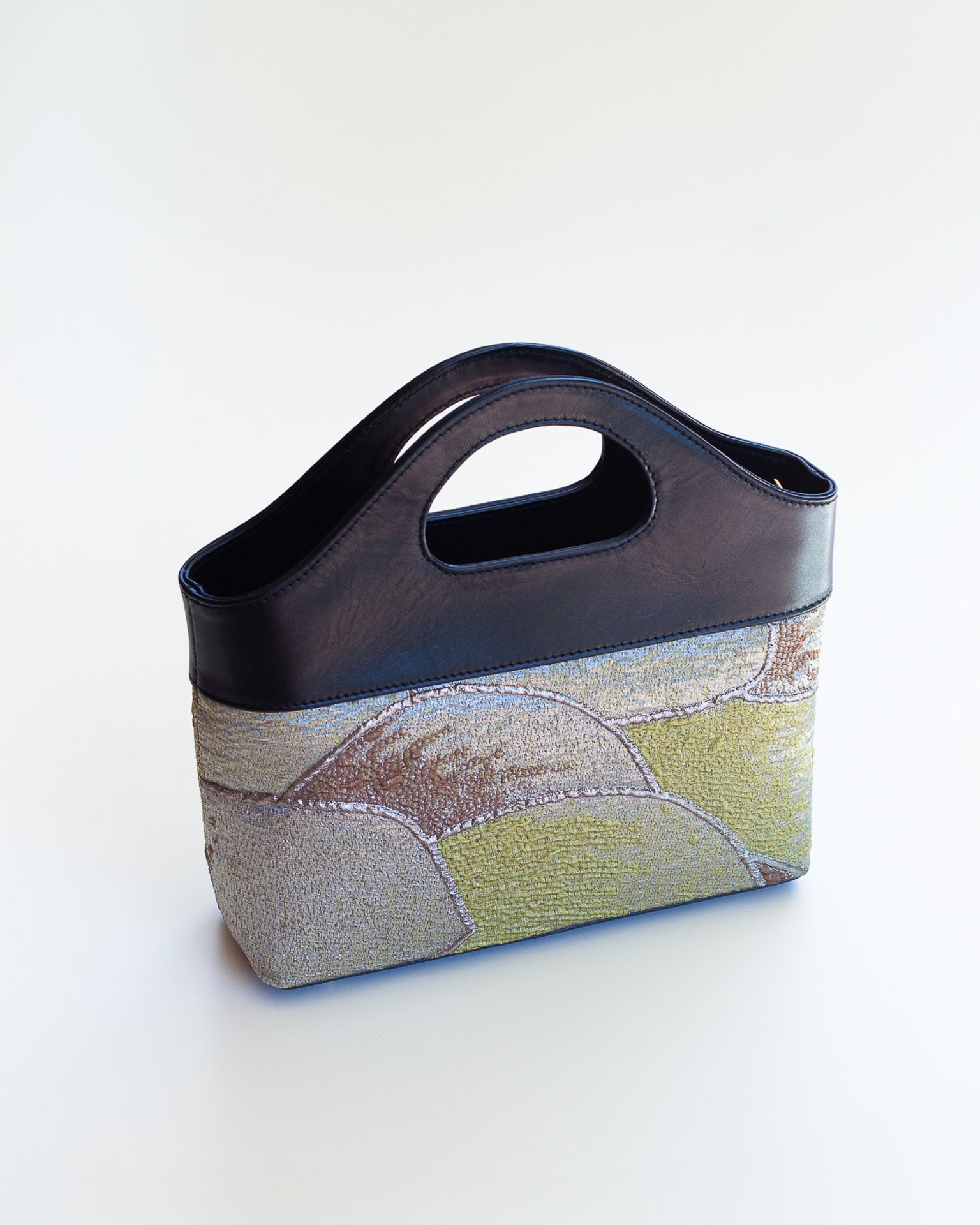 Borsa a Mano - Flat Bag Oro e Verde