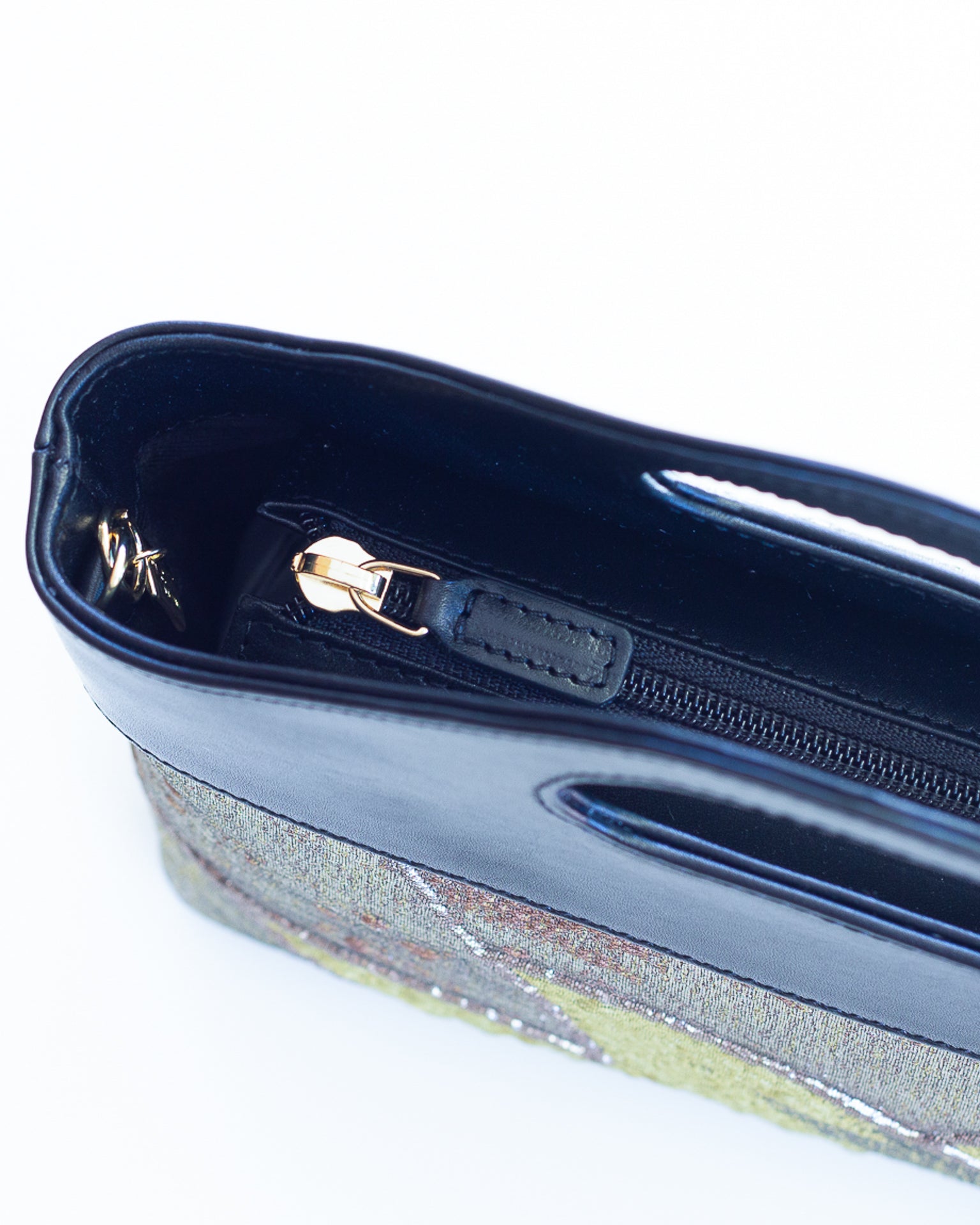 Borsa a Mano - Flat Bag Verde e Blu