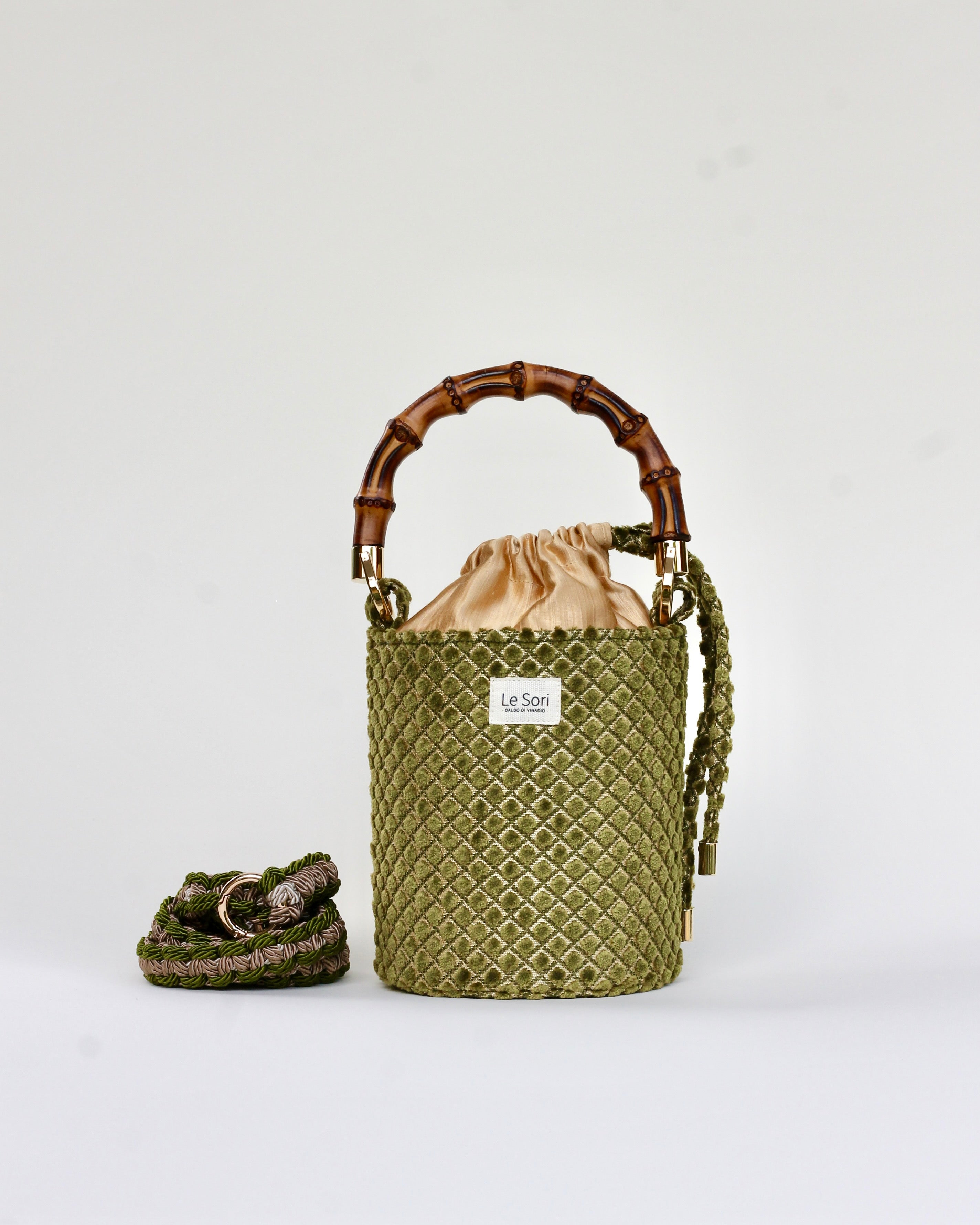 Iris Verde Pistacchio - Borsa Mini