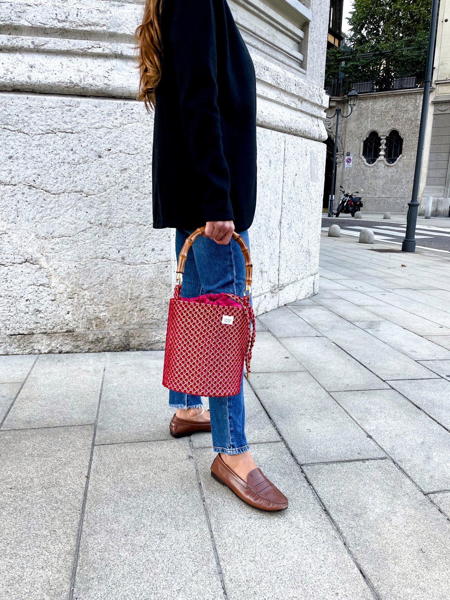 Iris Rosso - Borsa Regular