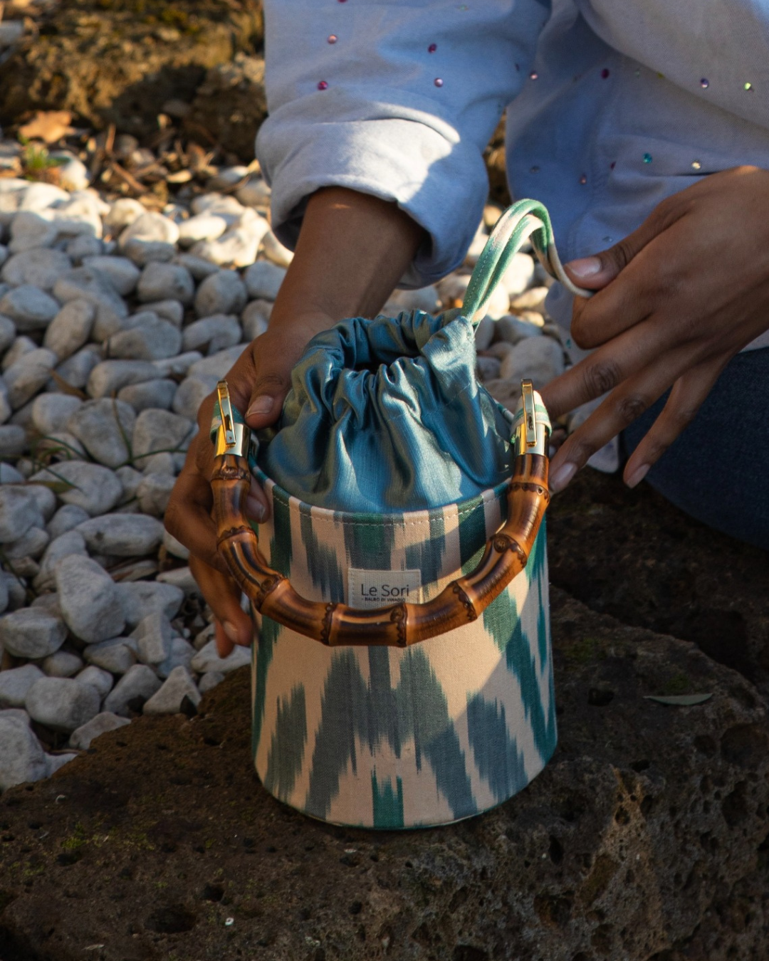 Afrodite Verde Acqua - Borsa Mini