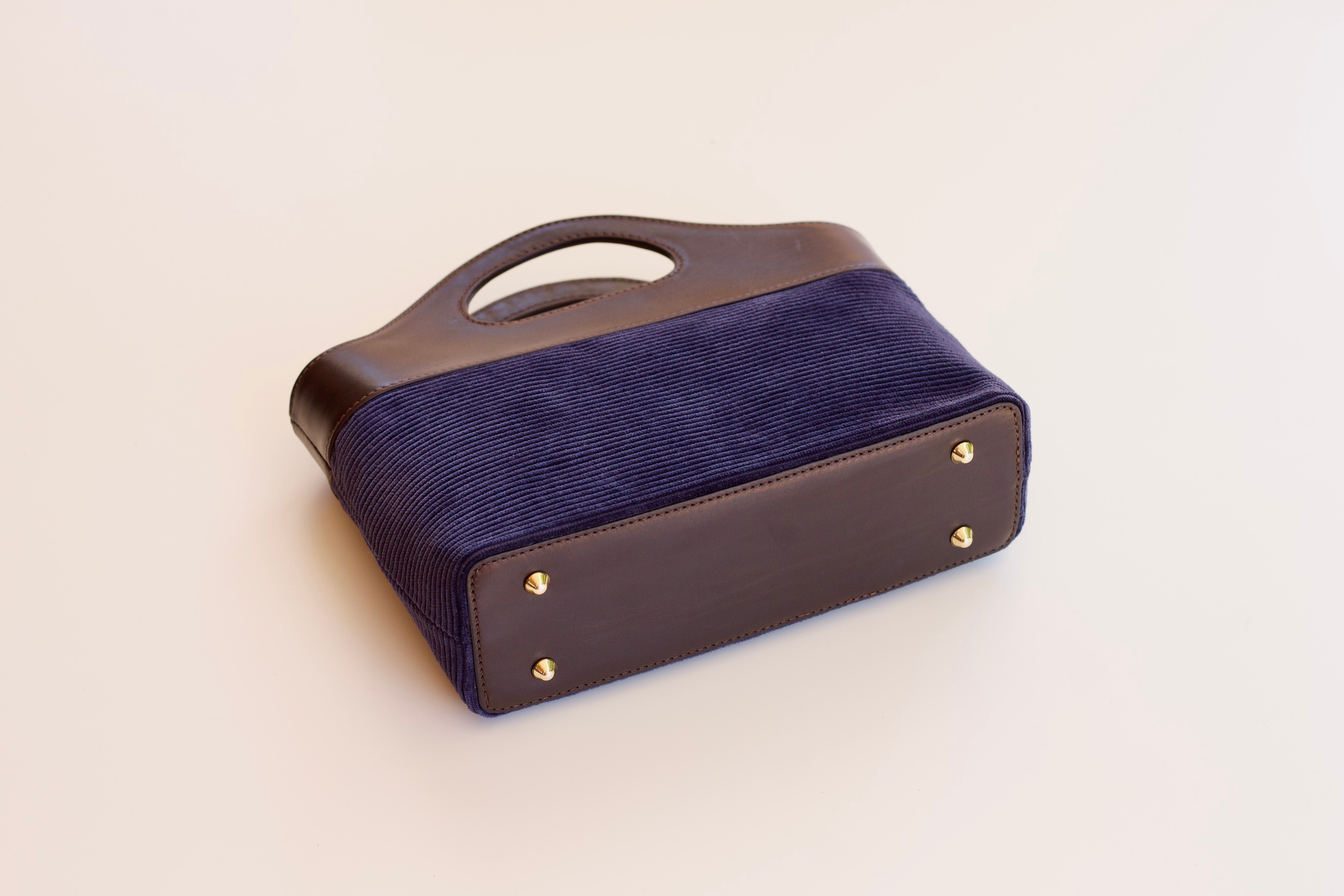 Borsa a Mano - Blu a Coste