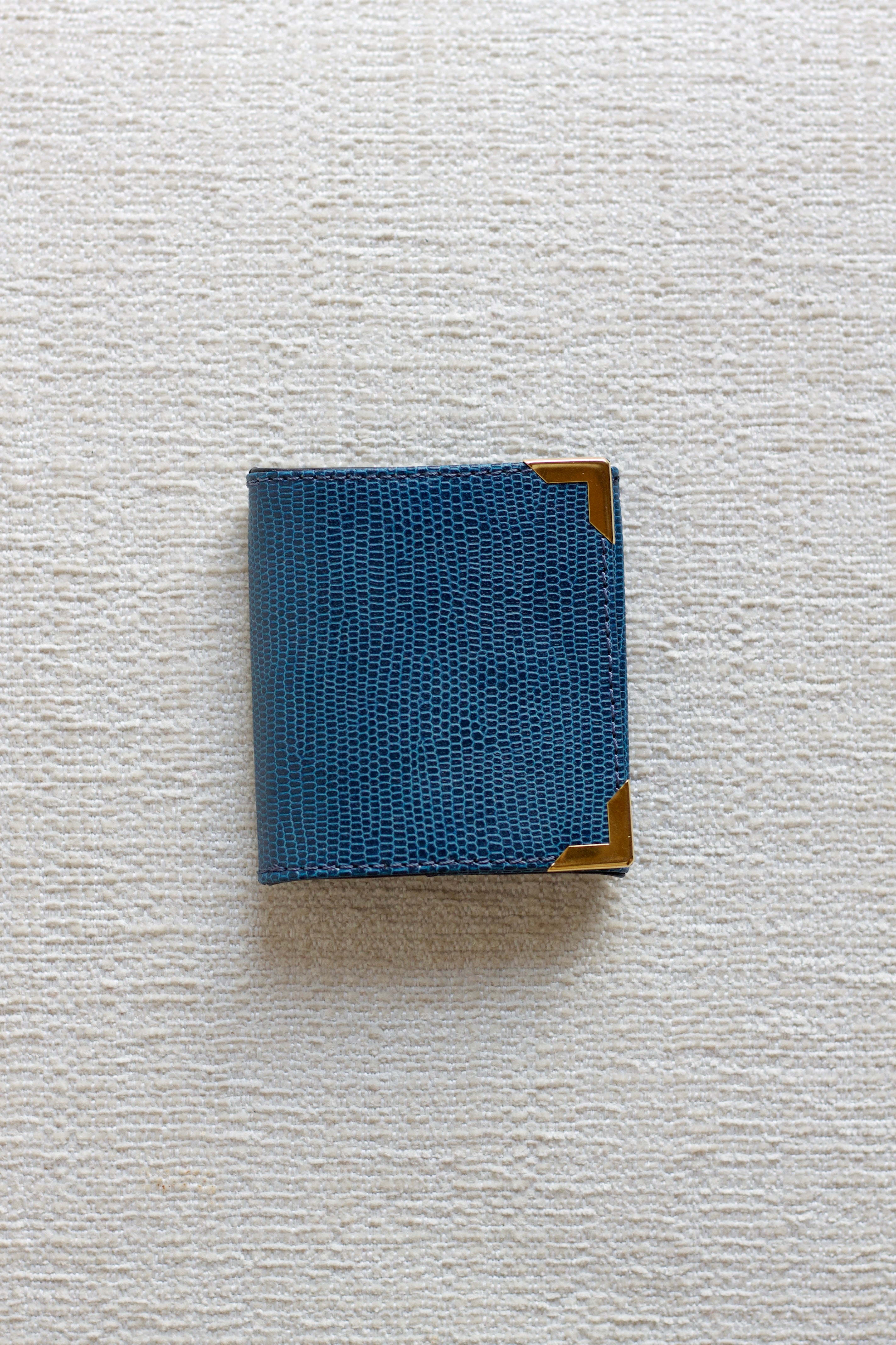 Portamonete in pelle - Azzurro Carta da Zucchero