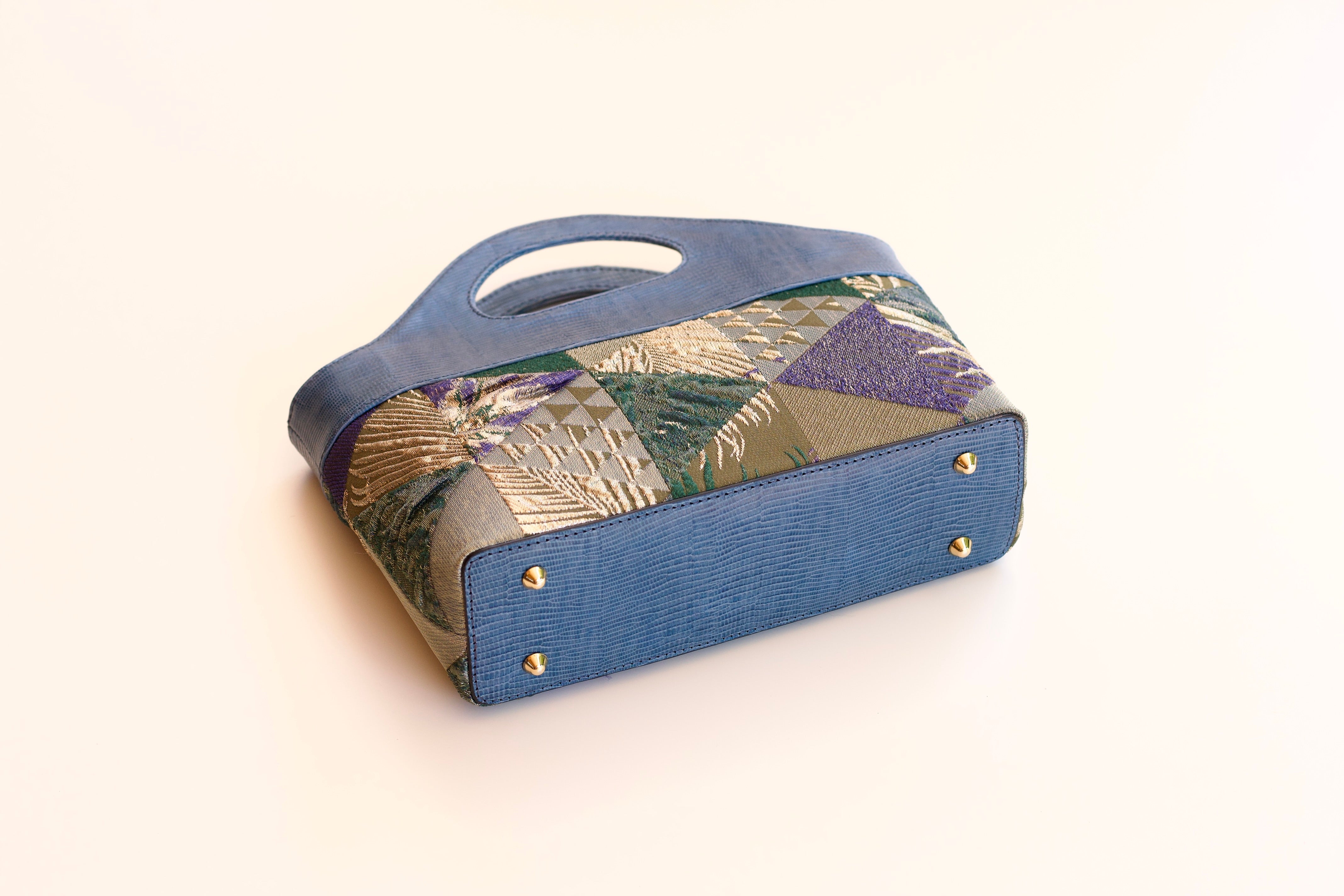 Borsa a Mano - Verde e Blu