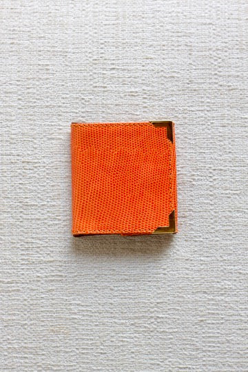 Portamonete in pelle - Arancione