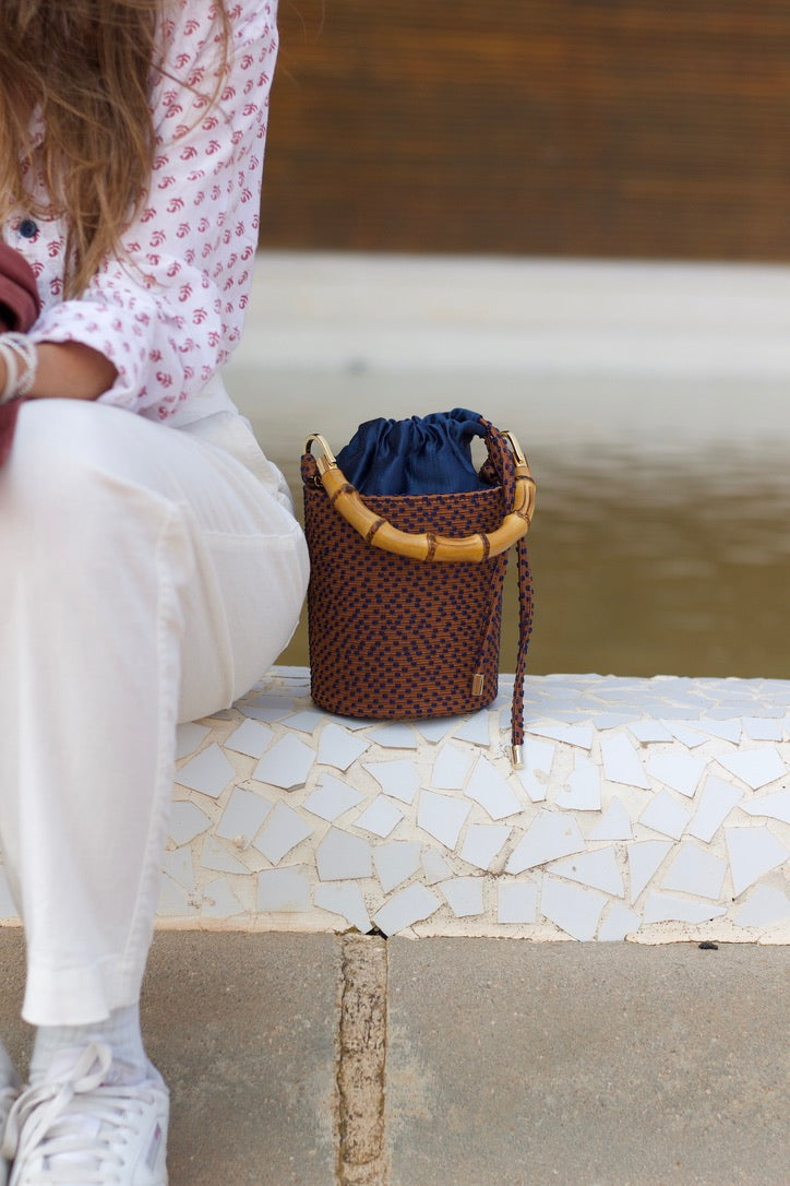Era Mattone e Blu - Borsa Mini