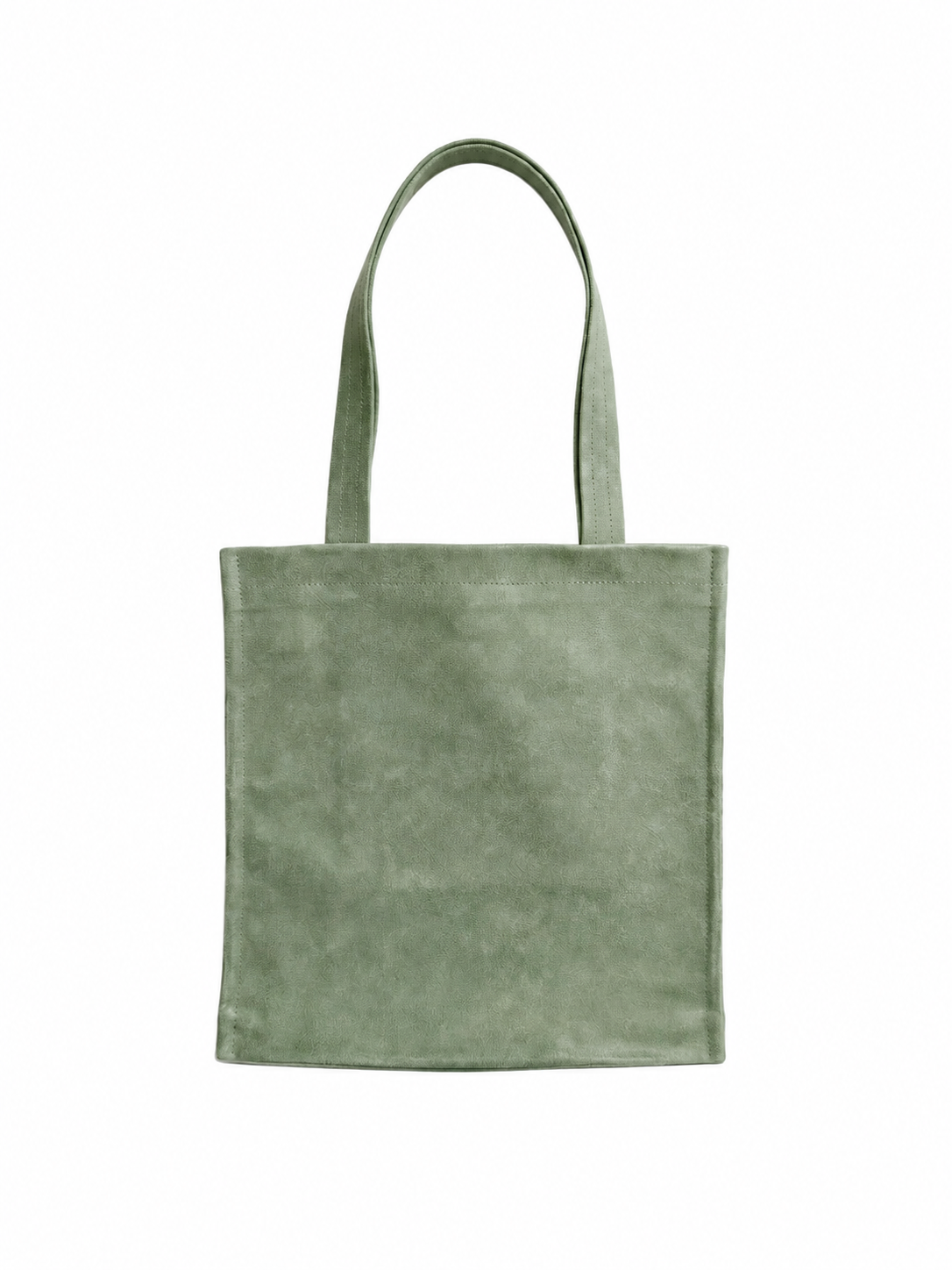 Tote Bag in Pelle Morbida Verde Salvia