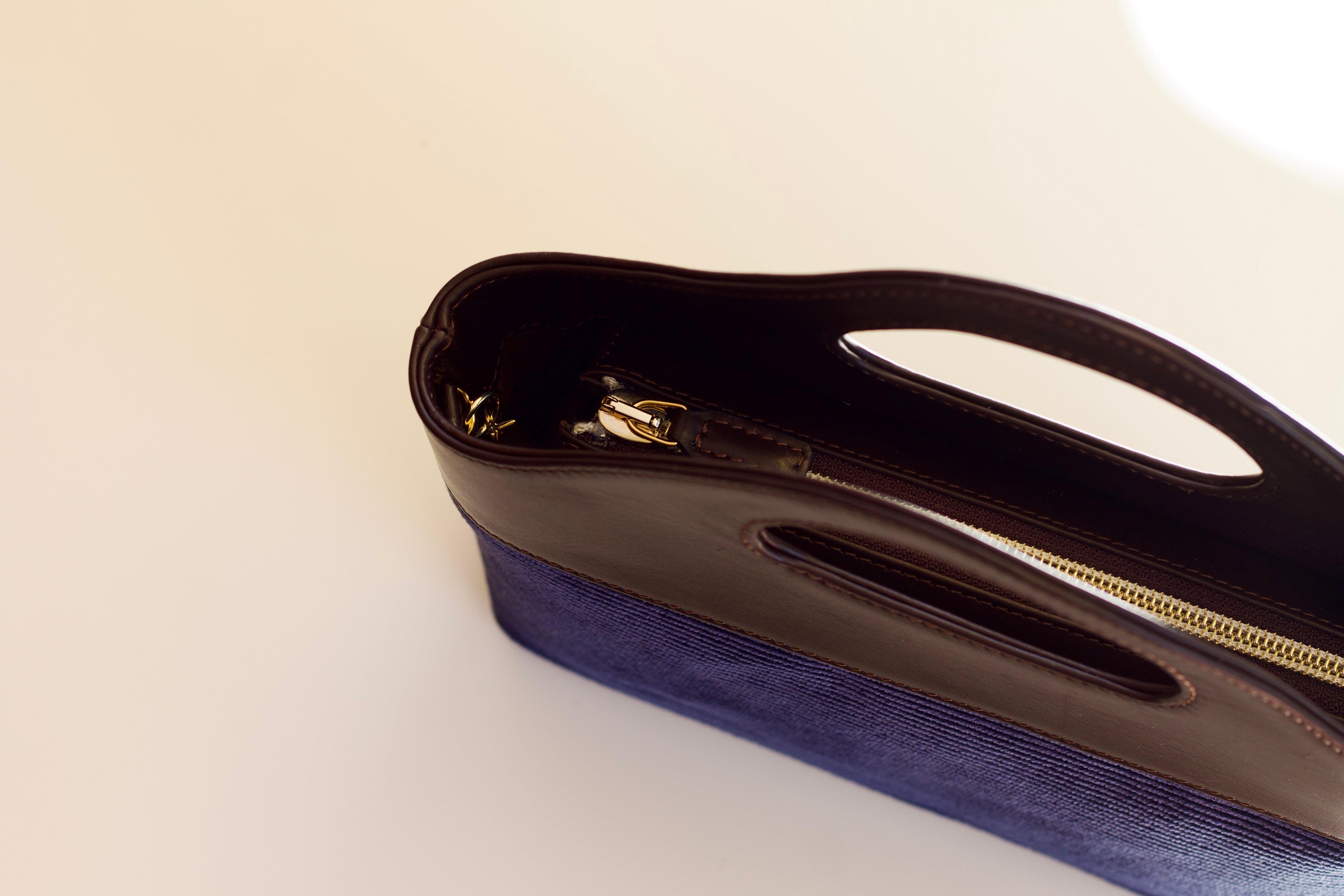 Borsa a Mano - Blu a Coste