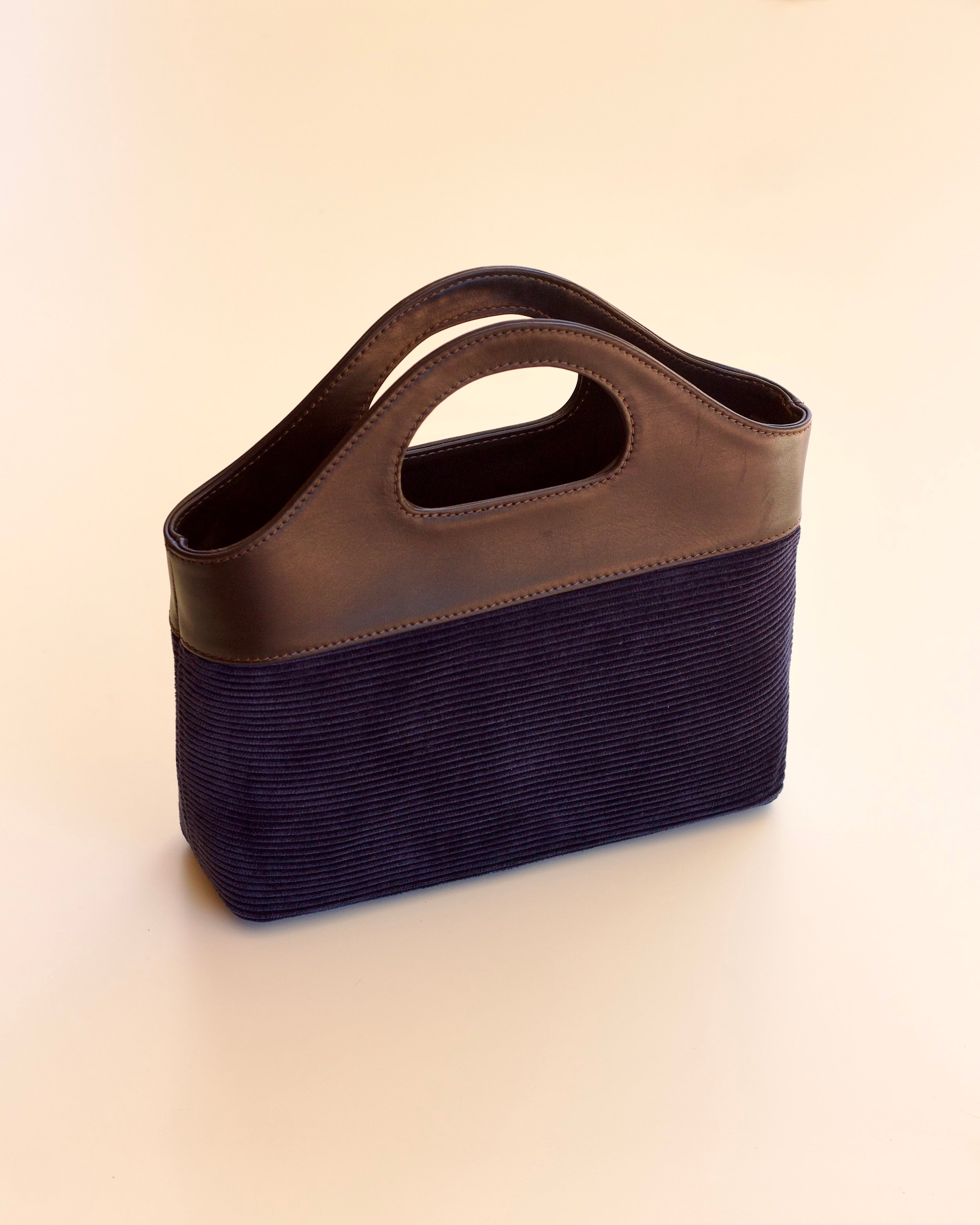 Borsa a Mano - Blu a Coste