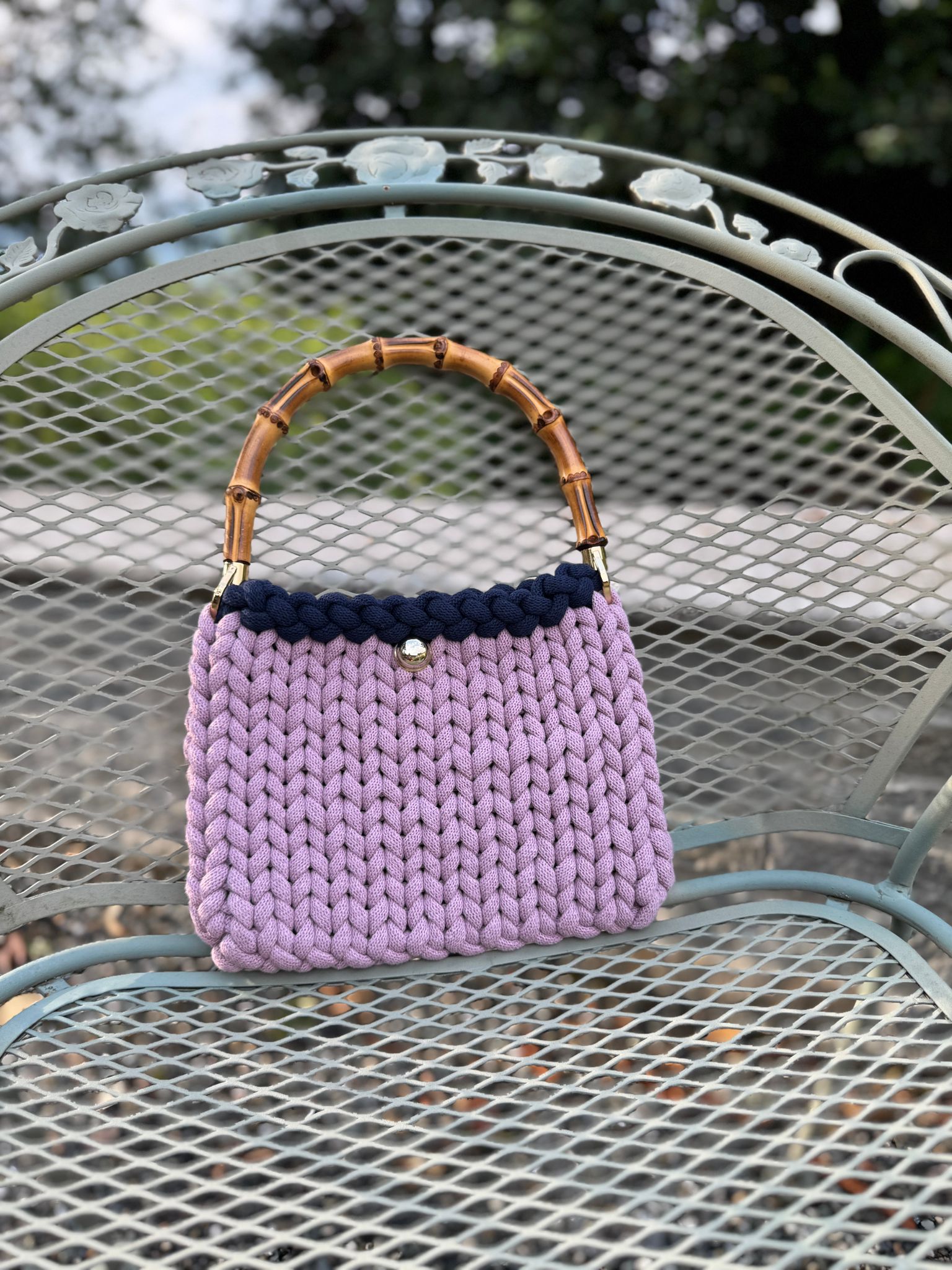 Borsa intrecciata Regular - Lilla