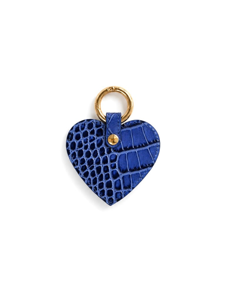 Portachiavi in Pelle Bluette