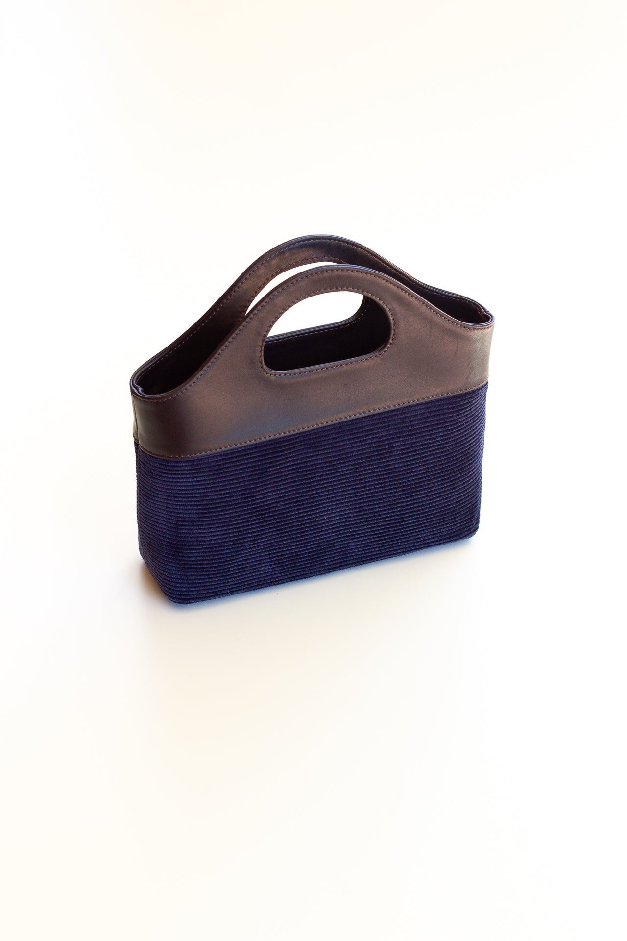 Borsa a Mano - Flat Bag Blu a Coste