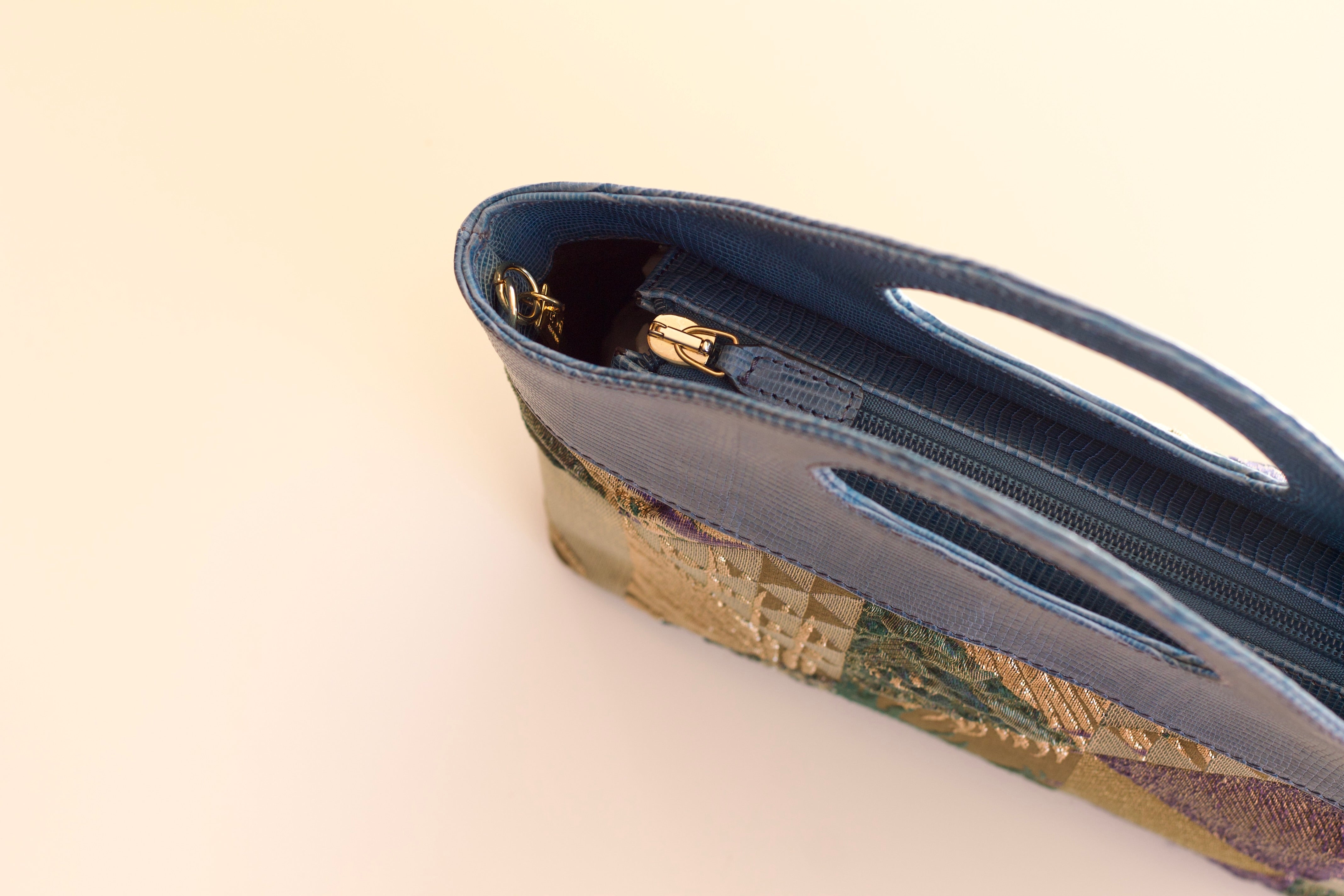 Borsa a Mano - Verde e Blu