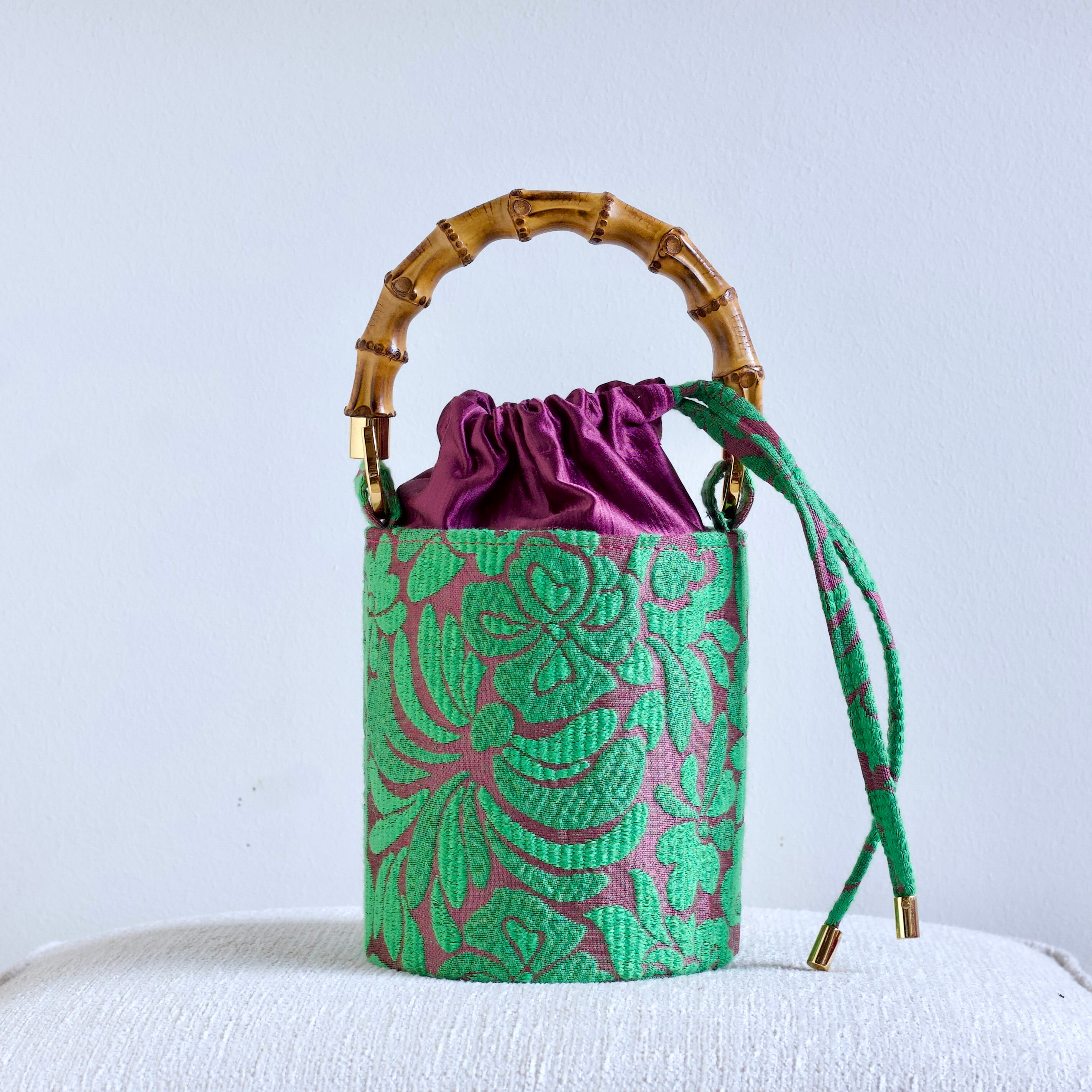 Aurora Verde e Prugna  - Borsa Mini