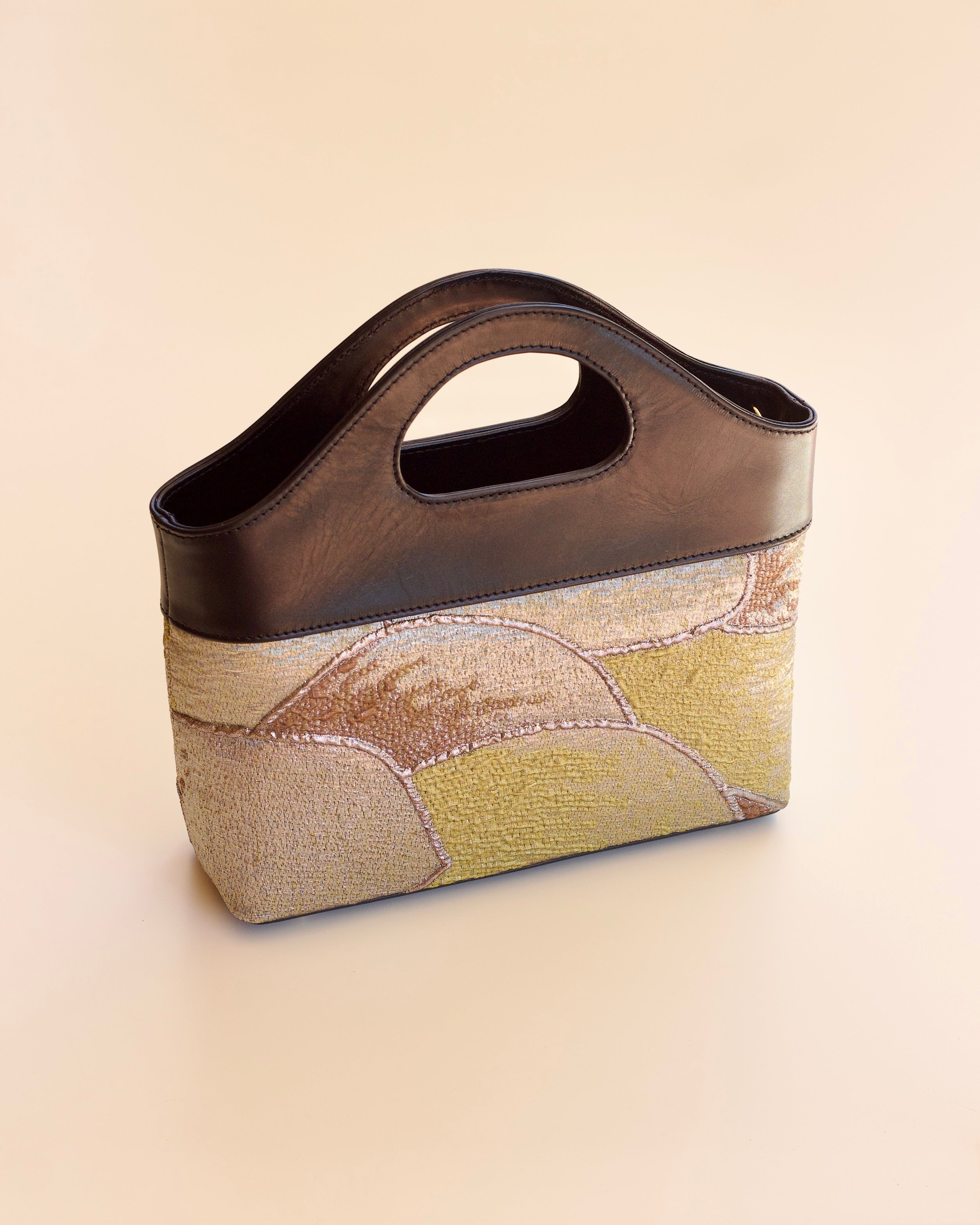 Borsa a Mano - Oro e Verde