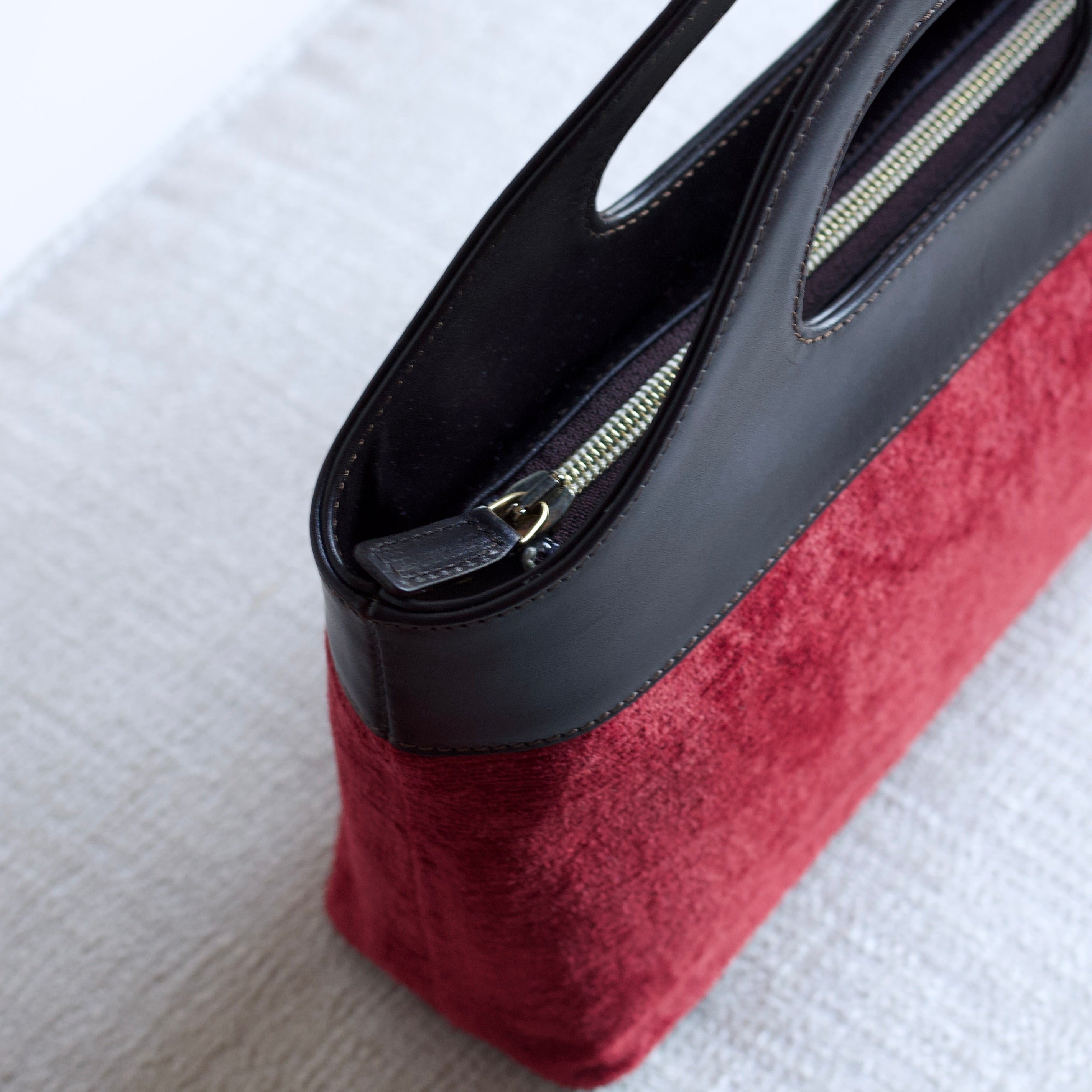 Borsa a Mano - Flat Bag Bordeaux