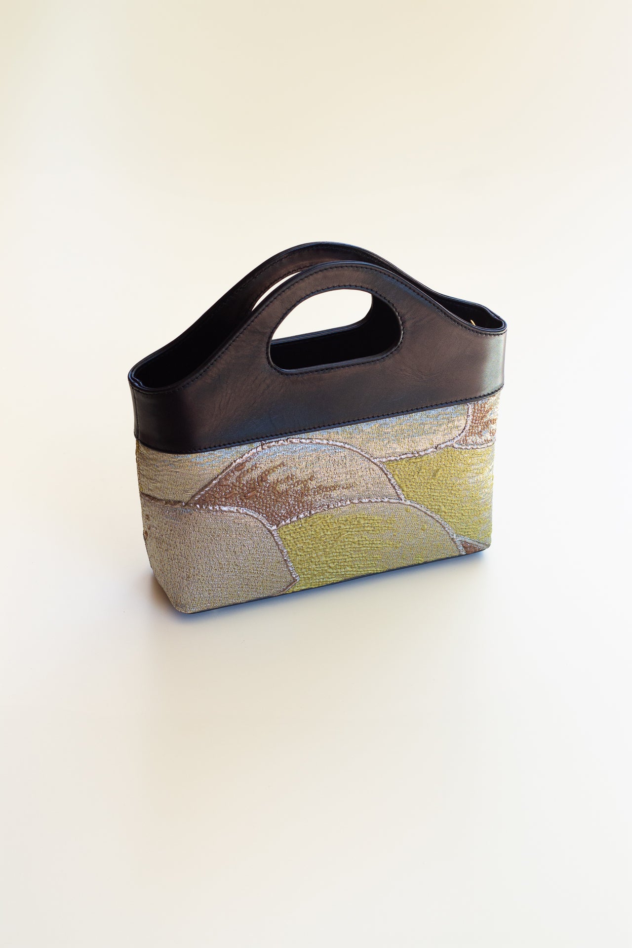 Borsa a Mano - Flat Bag Oro e Verde