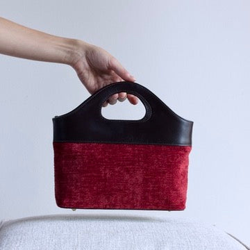 Borsa a Mano - Flat Bag Bordeaux