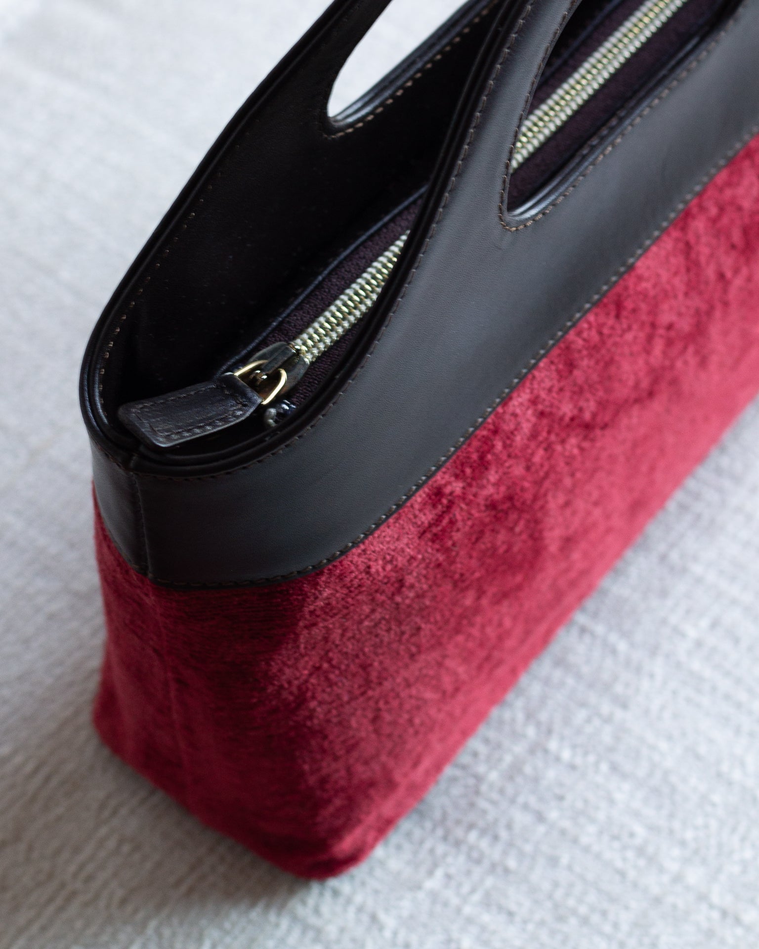 Borsa a Mano - Flat Bag Bordeaux